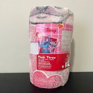 Disney - Lilo and Stitch - Stitch and Angel Plush Throw 46" x 60" - NEW